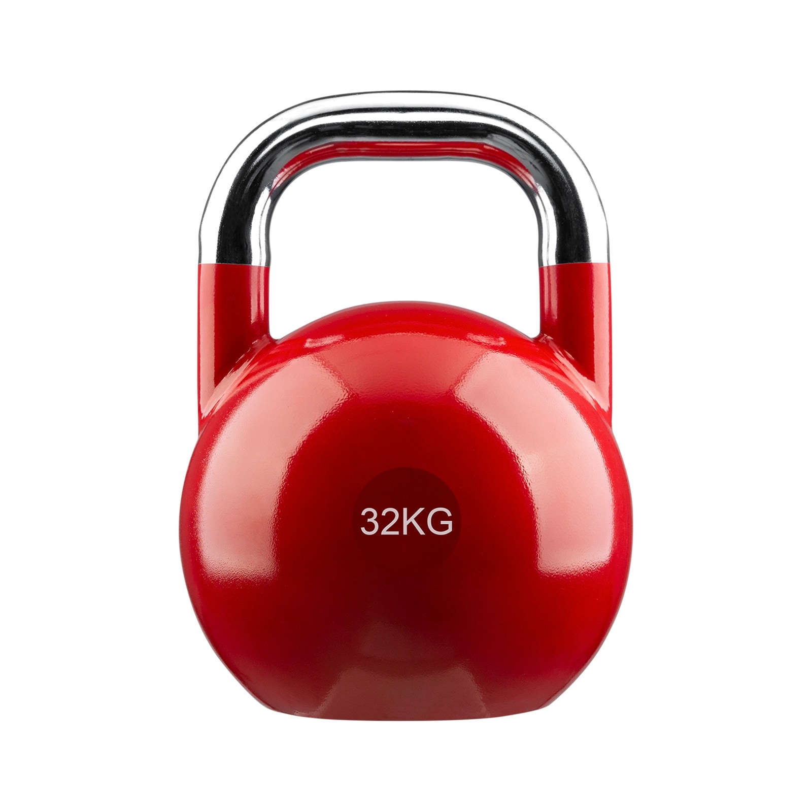 VENTRAY HOME Kettlebell, Competition Kettle Bell for Training, Exercise Fitness Weight Set, 32kg/70.5lbs, Red - 32 - - 37497502