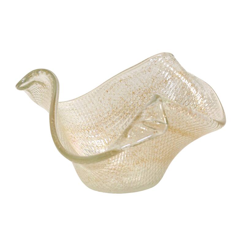 StyleCraft Atena Bowl - Transparent Gold - 14" x 14" x 6"