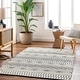 preview thumbnail 1 of 5, Gariane Handmade Striped Wool Blend Area Rug 2' 3" x 3' 9"
