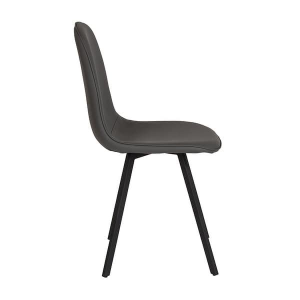 Shop Offex Contemporary Curvaceous Padded Kitchen Dining Chair In