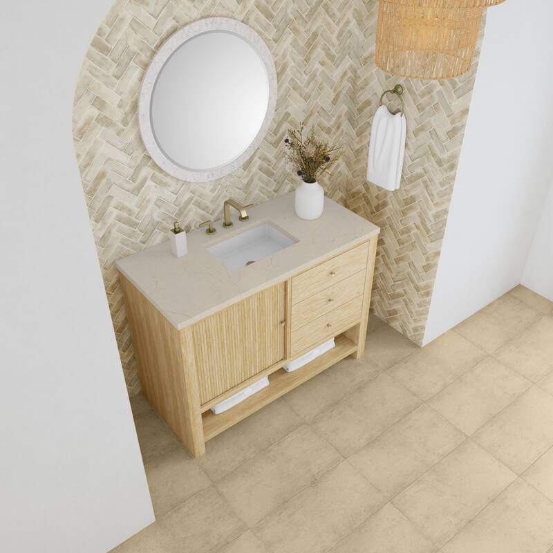James Martin Vanities D404-V48-3EMR Marigot 48" Single Basin Wood