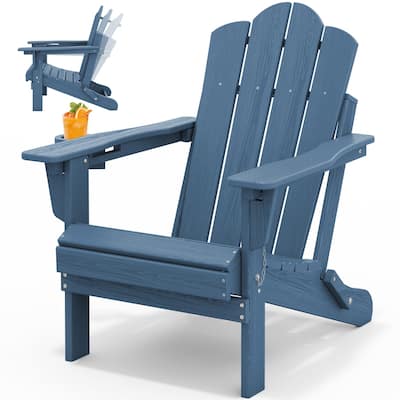 HDPE Plastic Outdoor/Indoor Adjustable Folding Adirondack Chair
