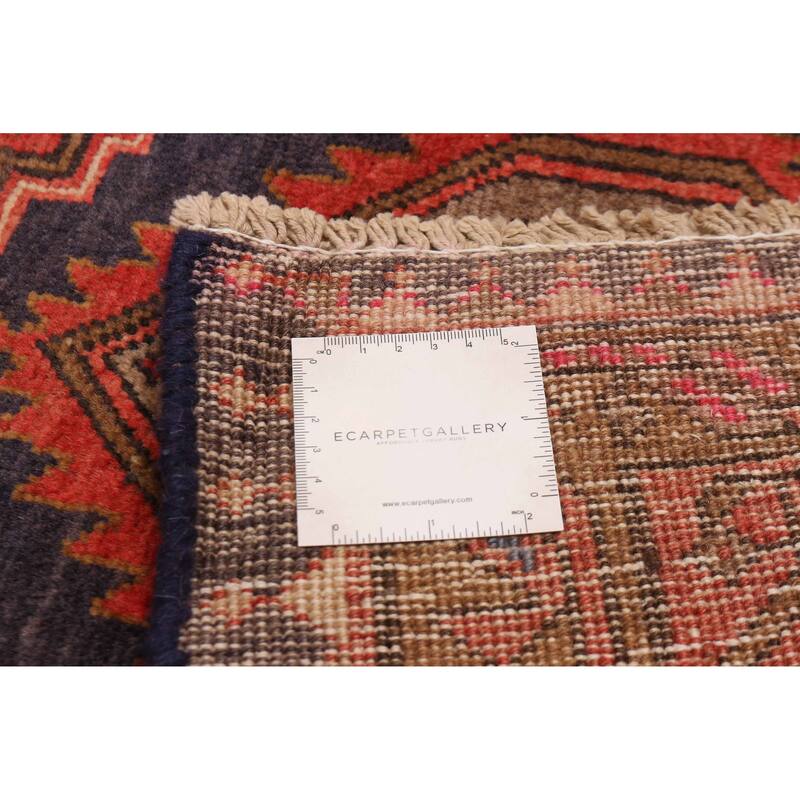 ECARPETGALLERY Hand-knotted Konya Anatolian Red Wool Rug - 3'1 x 12'6