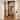 Room Divider with Display Storage Shelves and Shoe Bench
