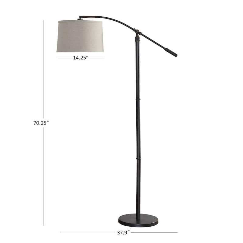 The Gray Barn Oil Rubbed Bronze Adjustable Metal Floor Lamp