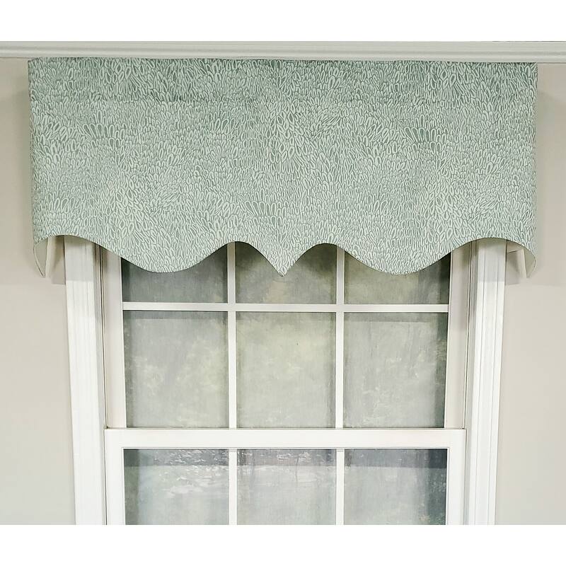 RLF Home Design Miramar Regal Window Valance - Green