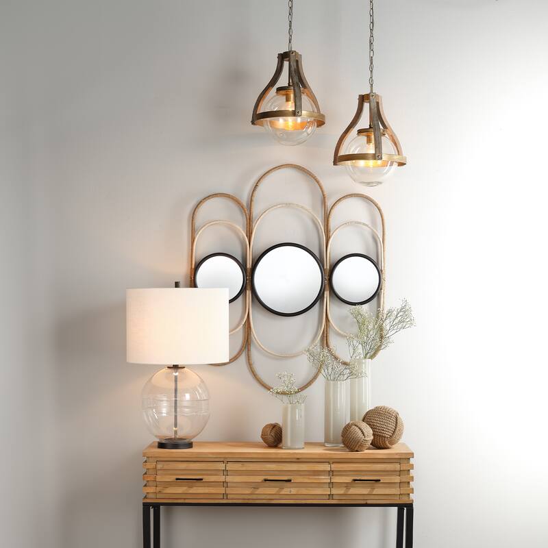 Alden Décor Claudia Glass Table Lamp