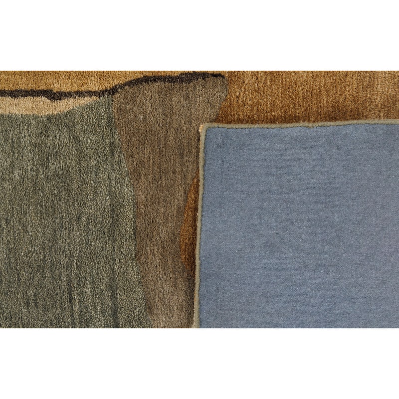 Terra by Obeetee Salina Coleman Green Rug