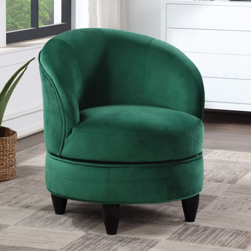 Steve Silver Stella Velvet Swivel Accent Chair