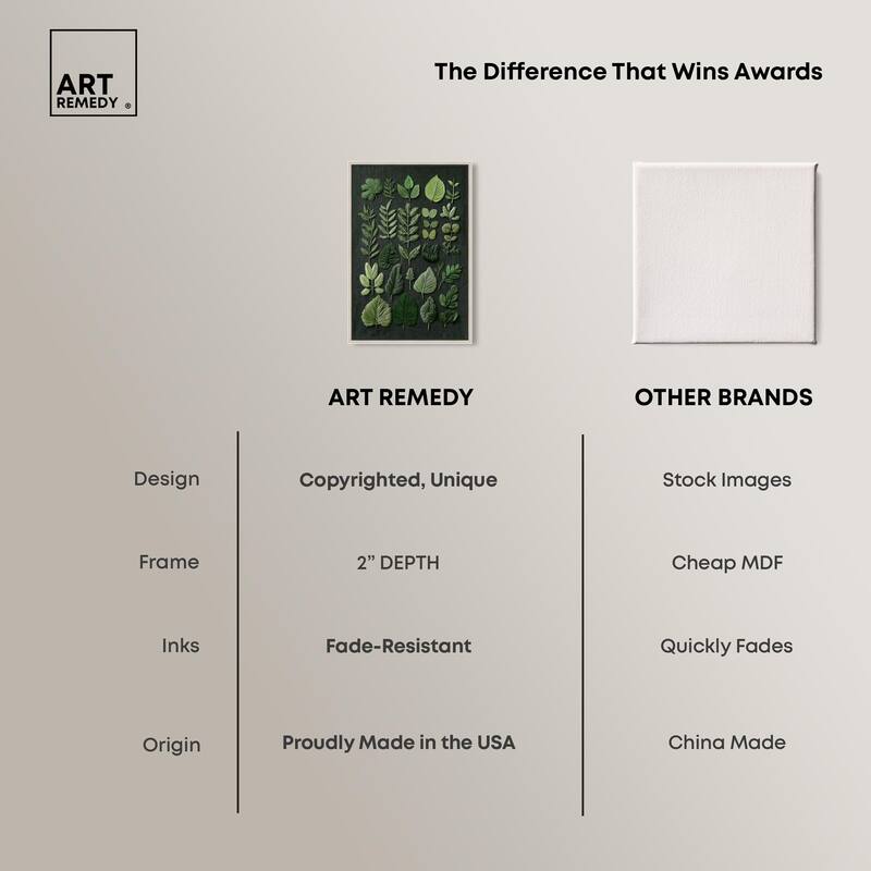 Leaf Library III Canvas by Art Remedy