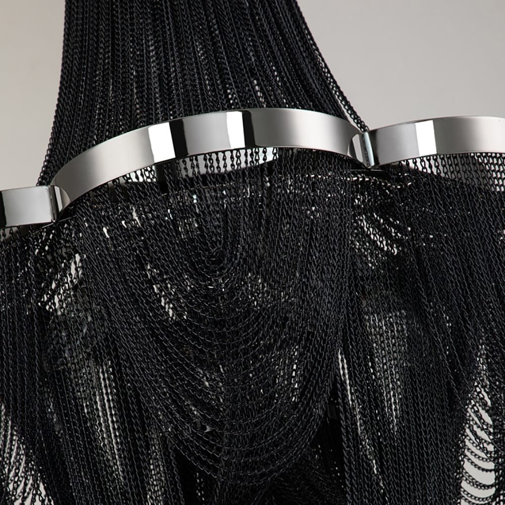Black tassel chandelier outlet