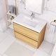 preview thumbnail 72 of 152, Floating Bathroom Vanity with Integrated Resin Top