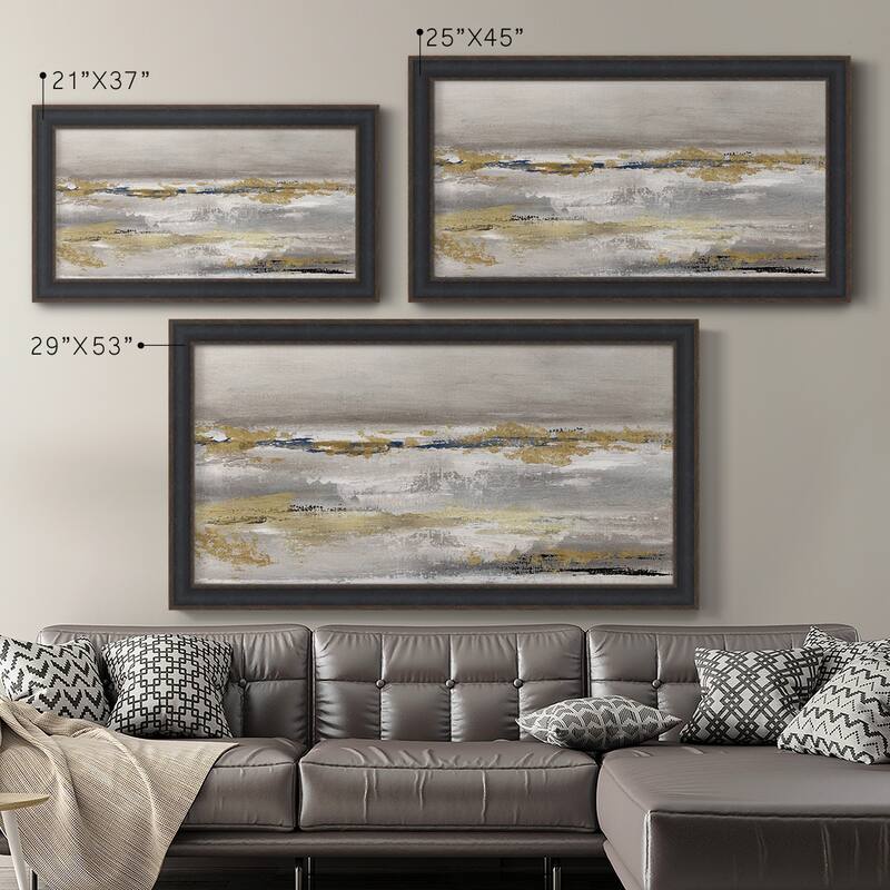 Golden Fog Premium Framed Canvas- Ready to Hang