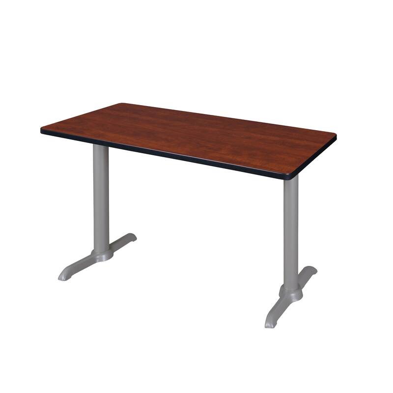 48" x 24" Training Table- Cherry/Grey