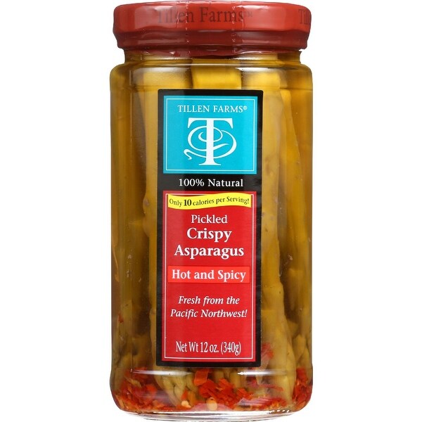 Tillen Farms Asparagus - Pickled - Hot and Spicy Crispy - 12 oz - case of 6