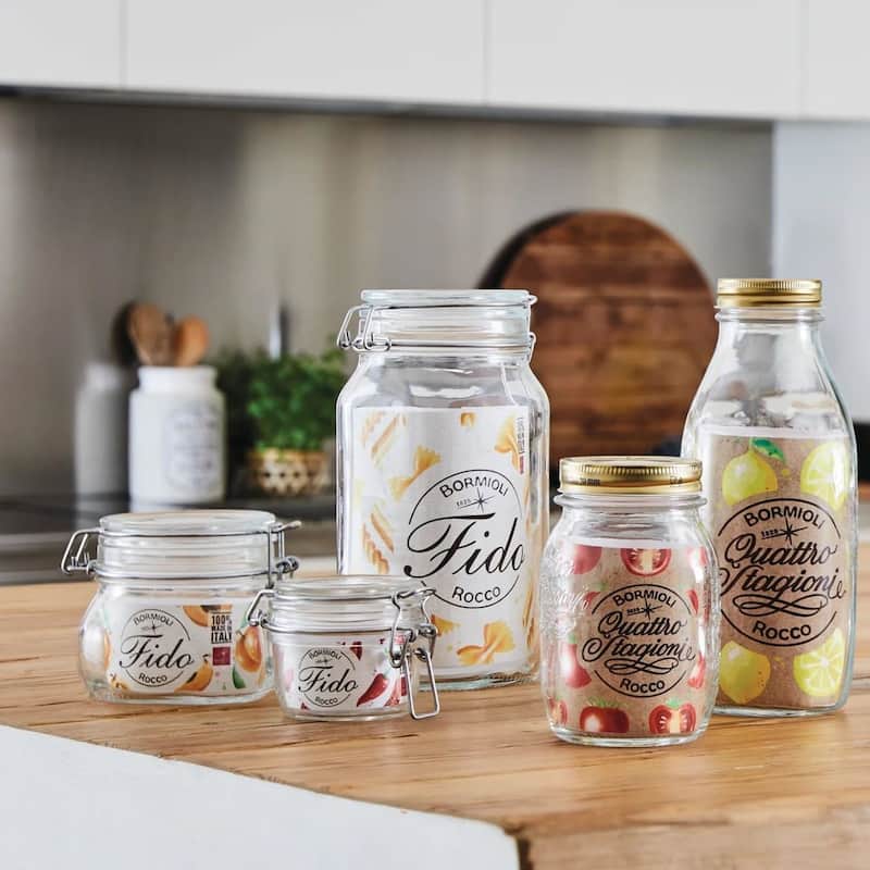 Bormioli Rocco Fido Jar with Airtight Rubber Gasket