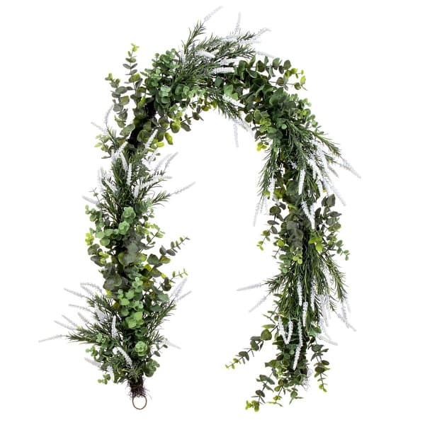 Vickerman 72 Green Artificial Rosemary & Eucalyptus Garland. - On Sale -  Bed Bath & Beyond - 36604143