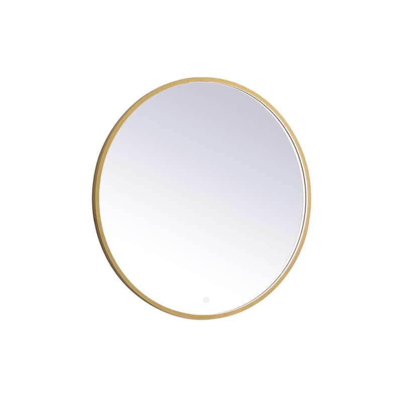 Elegant Lighting MRE6036 Pier 36" Diameter Modern Circular Aluminum - Brass