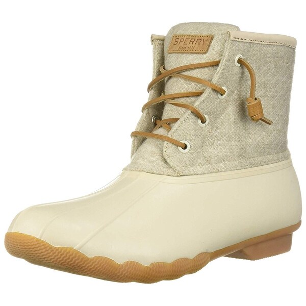 sperry duck boots rose gold