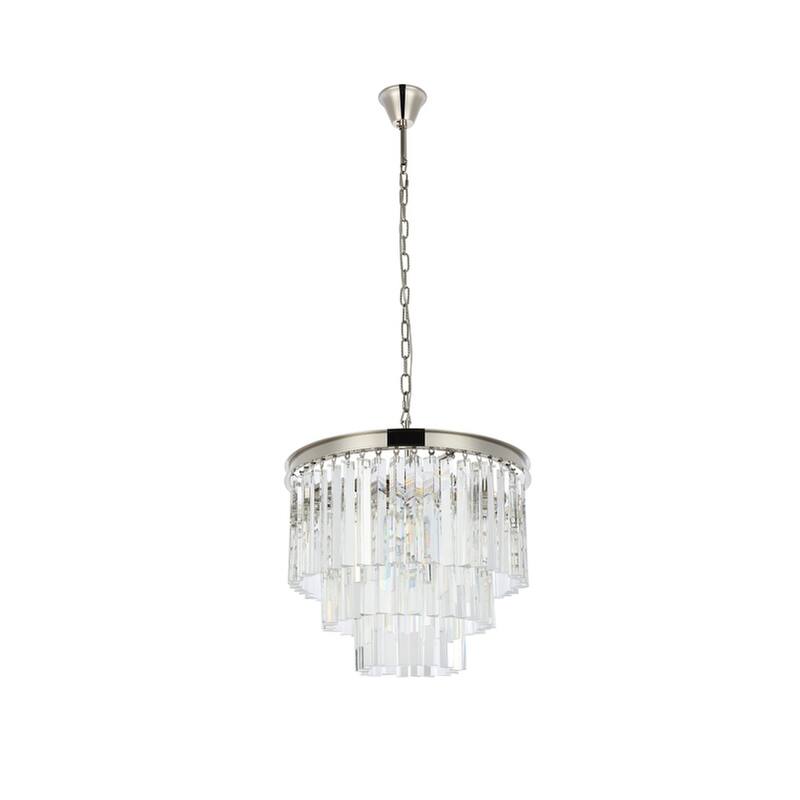Bombay? Perth Collection Grand Crystal Pendant Lamp