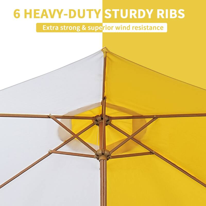 Ainfox 7.5ft Outdoor Patio Umbrella Without Base