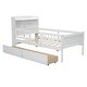 preview thumbnail 12 of 26, Wood Twin Size Platform Bed with LED Light, Multi-functional Headboard