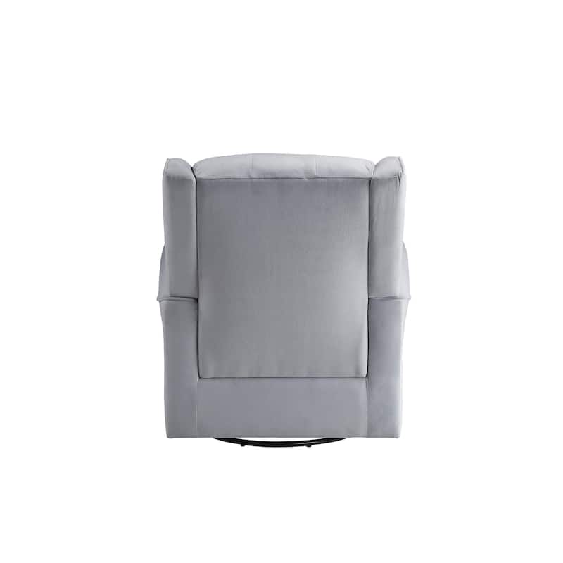 35" Swivel Arm Chair with Glider