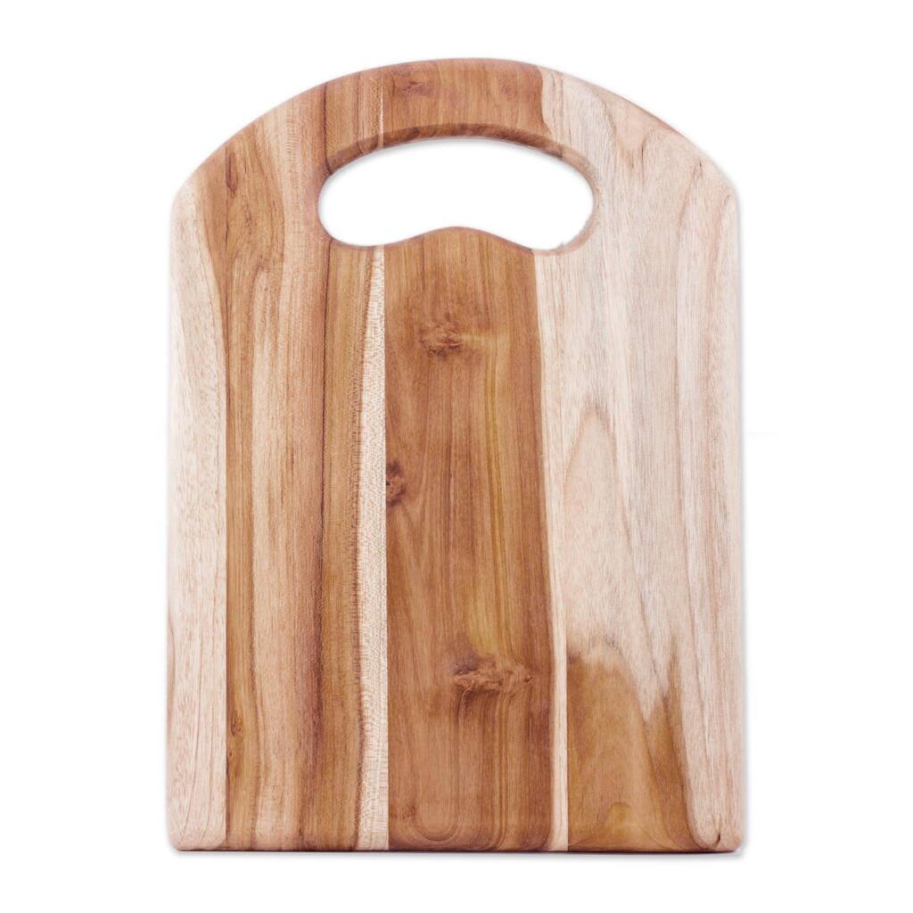 Handmade Teakwood 'Chef's Delight' Cutting Board (Guatemala)