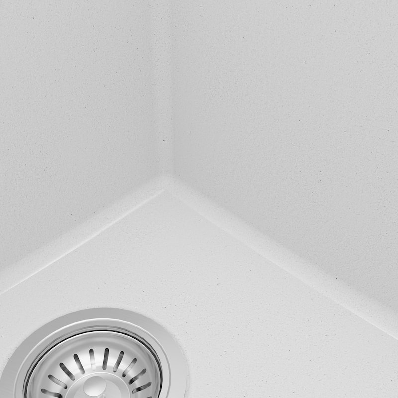 Karran 32" Undermount Double Equal Bowl Quartz Kitchen Sink Kit - 32" x 19.5" x 9"