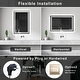 preview thumbnail 16 of 52, LED Bathroom Vanity Mirror Wall Mounted with Double Light Strip, 3-Color Dimmable, Anti-Fog, HD Tempered Glass, UL-Listed, ETL