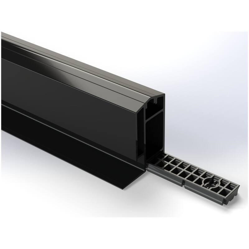 Ebbe America EK-HC660 KERB 66" Long Shower Curb - Matte Black