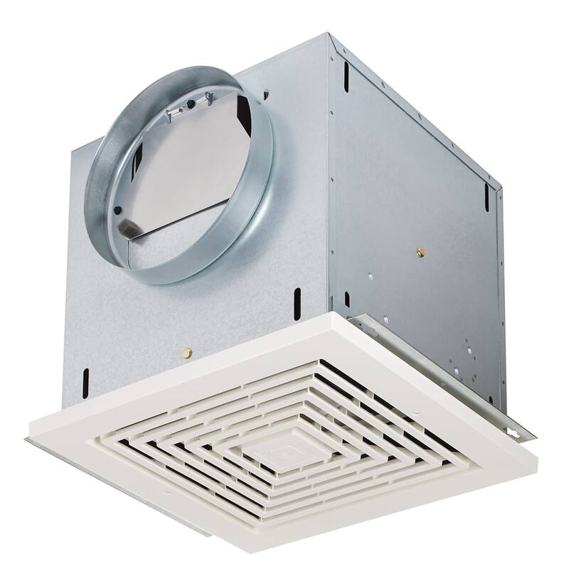 Broan L100E 130 CFM 0.3 Sone Ceiling or Wall Mounted Commercial - White
