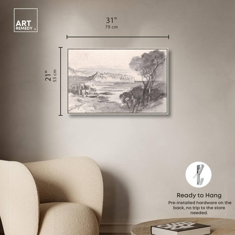 View across a Monaco Canvas by Art Remedy