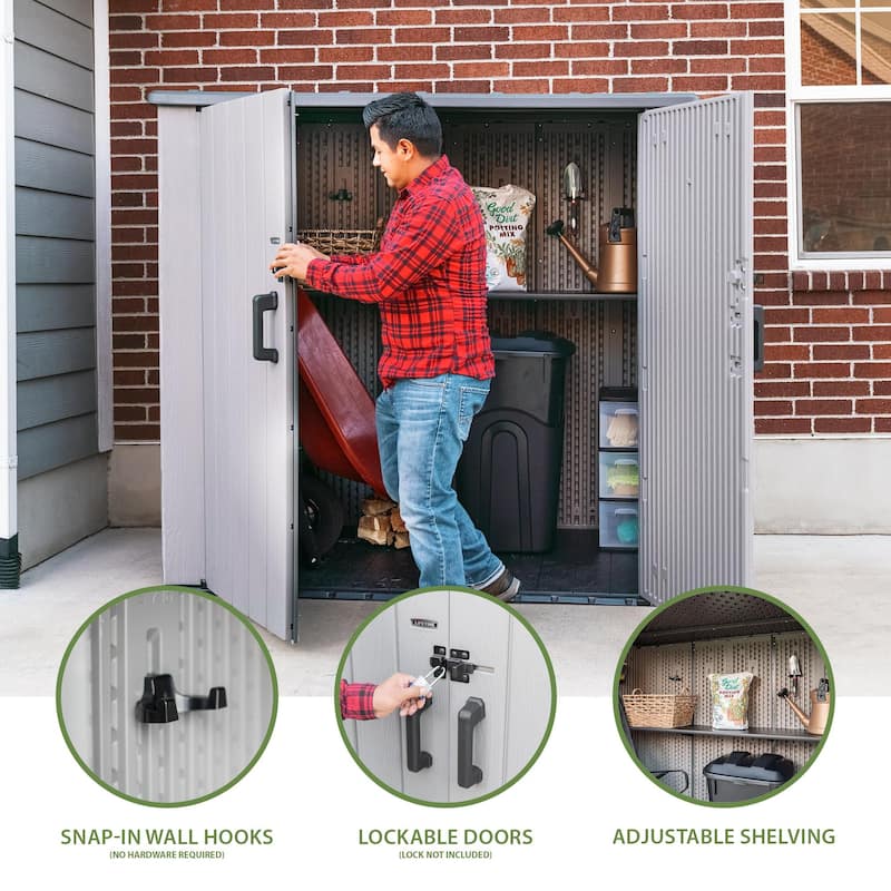 Lifetime Utility Shed, Storm Dust