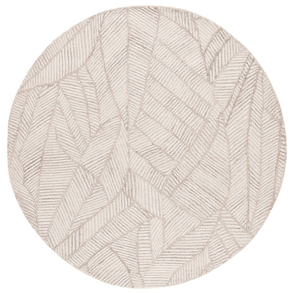 SAFAVIEH Handmade Ebony Jevdokija Modern & Contemporary Wool Rug