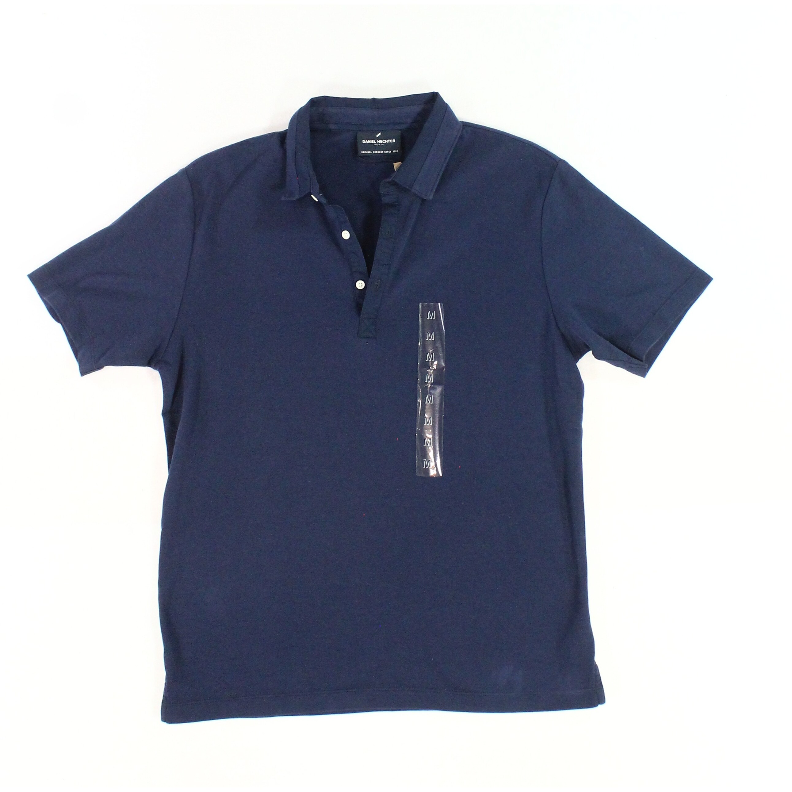 Shop Daniel Hechter Navy Blue Men S Size Medium M Polo Rugby Shirt On Sale Overstock 28362033