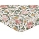 preview thumbnail 3 of 4, Sweet Jojo Designs Vintage Floral Boho Girl Fitted Crib Sheet - Blush Pink Yellow Green White Shabby Chic Rose Flower Farmhouse