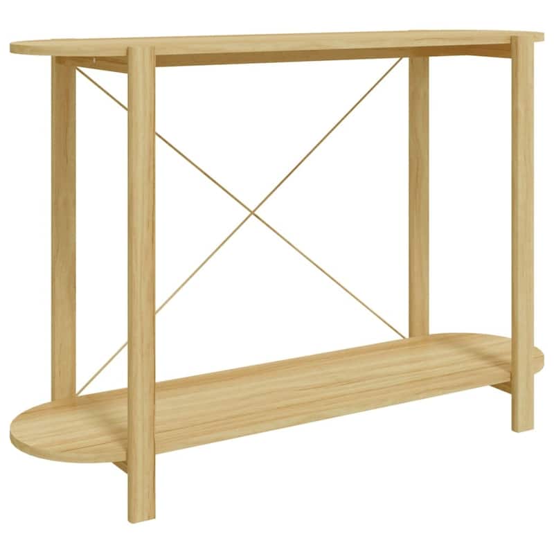 vidaXL Console Table Hallway Entryway Table Narrow Side Table Engineered Wood - 43.3"x15"x29.5"