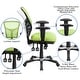 preview thumbnail 66 of 164, Nicholas Mid-Back Blue Mesh Multifunction Executive Swivel Ergonomic Office Chair with Adjustable Arms