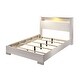 preview thumbnail 4 of 5, Furniture of America Champs Solid Wood Storage 3-piece Queen Bed Set