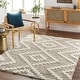 preview thumbnail 1 of 16, Artistic Weavers Florida Boho Diamond Plush Area Rug Brown/Cream - 5'3" x 7'