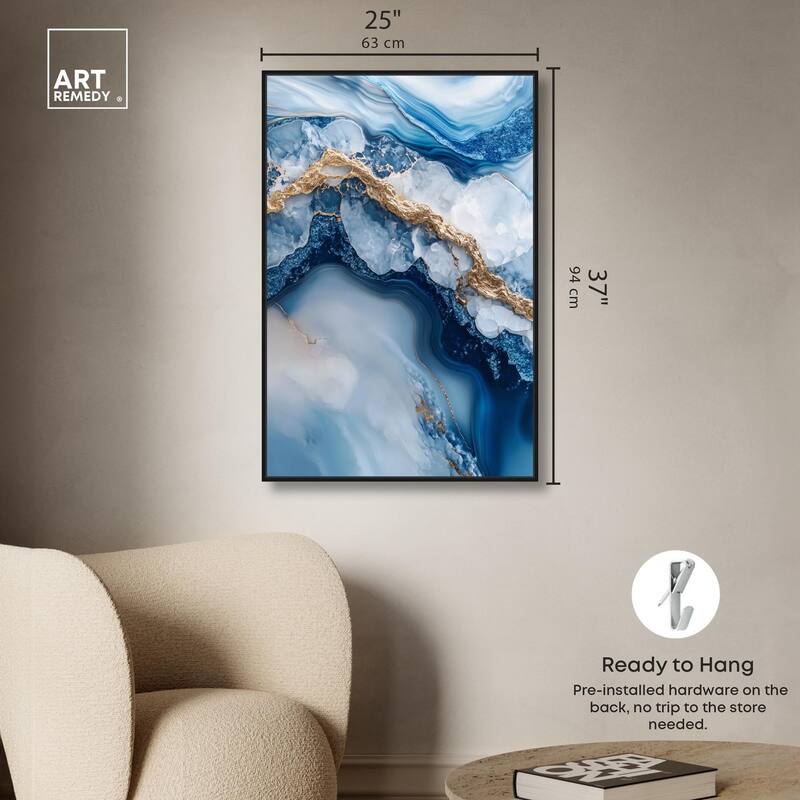 Molten Topaz II Canvas by Art Remedy