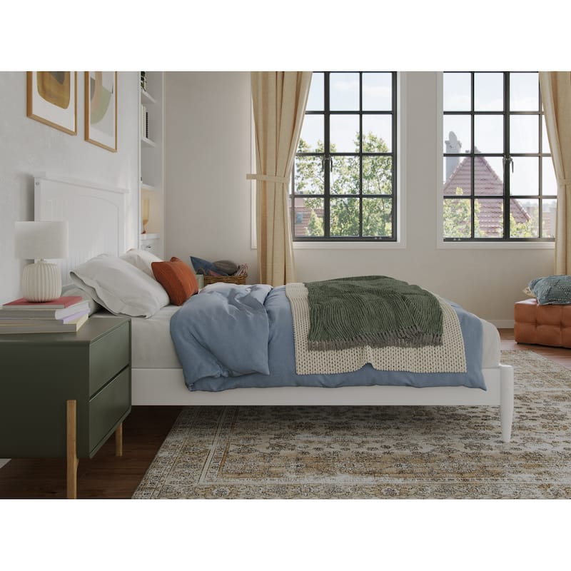 Naples Solid Wood Low Profile Platform Bed