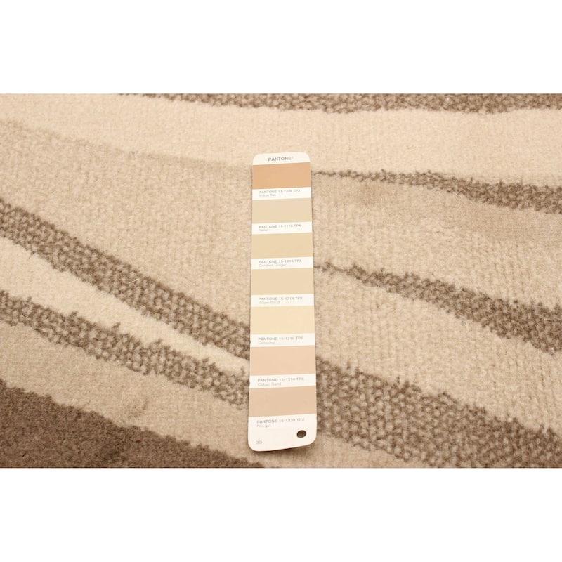 ECARPETGALLERY Machine Woven Mirage Beige Area Rug