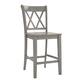 Eleanor X-Back Wood Counter Chairs (Set of 2) by iNSPIRE Q Classic