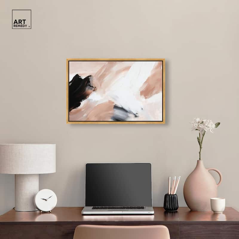Swirls of Cream I Canvas by Art Remedy