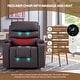 preview thumbnail 7 of 53, Oversized Power Lift Recliner Chair with Massage & Heat, PU Leather, USB Port, Cup Holders & Pockets