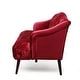 preview thumbnail 8 of 32, Adelia Modern Glam Tufted Velvet Sofa by Christopher Knight Home