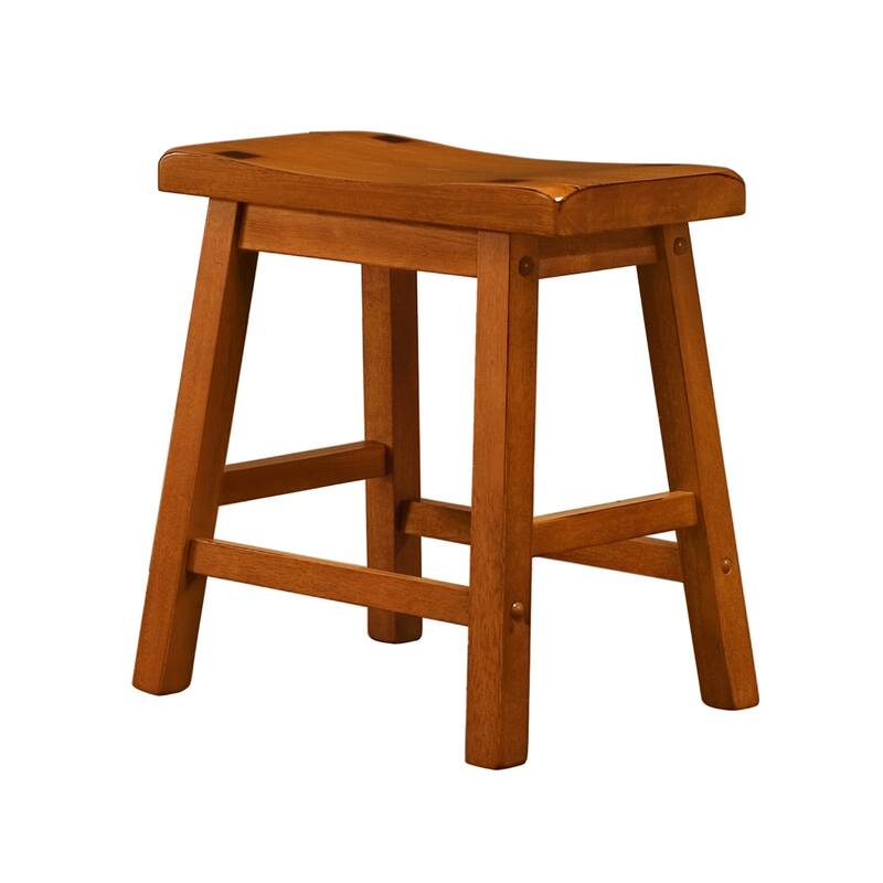 Salvador 18-in. Backless Saddle-seat Stools (Set of 2) by iNSPIRE Q Bold - Stool