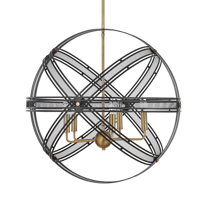 Uttermost 21606 Spherical 5 Light 28" Wide Pendant